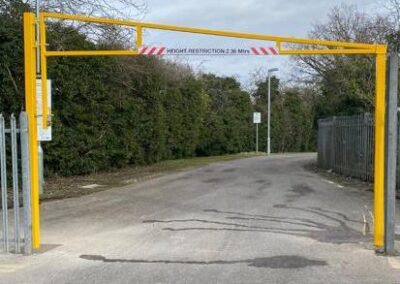Height restriction barrier